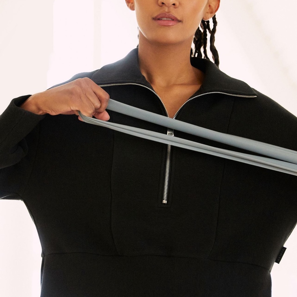 Varley Light Blue Half-Zip Pullover - image 5